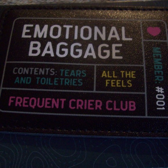 Fred Studios Storage & Organization Luggage Tag Emotional Baggage